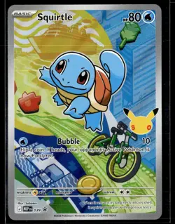 Pokemon Mega Evolution Promo Squirtle Black Star Promo #039 - Image 1