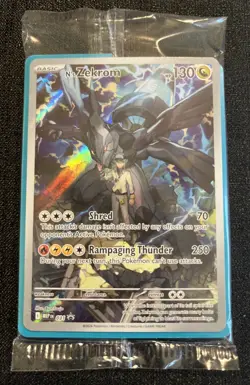 Pokemon Ascended Heroes N’s Zekrom Black Star Promo 031 Sealed - Image 1