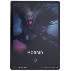 x1 Morbid Theme Card Jumpstart 2022 Black 024 J22 MTG M/NM - Image 1