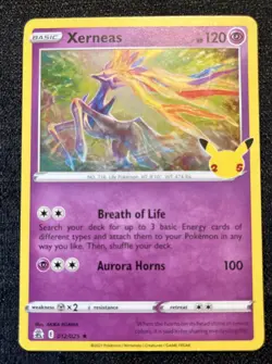 Pokemon Xerneas Celebrations 012/025 Holo Rare 25th Ann. Illustrator Akira Egawa - Image 1