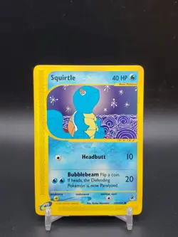 Squirtle 132/165 Expedition Base Set NM Pokemon Card - Image 1