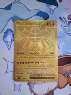 Pokemon TCG Mega Zygarde Ex 124/088 Gold Hyper Rare - Perfect Order NM/LP - Image 1