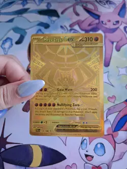 Pokemon TCG Mega Zygarde Ex 124/088 Gold Hyper Rare - Perfect Order NM/LP - Image 2