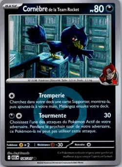 Carte Pokemon Cornebre de la Team Rocket 126/217/217 - Reverse 2026 - Image 1