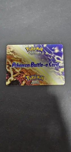 Pokemon Battle-e Card - Gentleman Nils - Pokemon Ruby/Sapphire e-Reader Card - Image 2