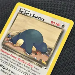 Rocket's Snorlax 33/132 x Gym Heroes Unlimited Rare Pokemon TCG - Image 2