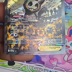 Mimikyu EX Rare Holo Fan Art Psychic 70 HP TCG Card - Image 3