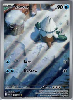 Snover 140/132 ME01: Mega Evolution - Pokemon Card - NM - Image 1