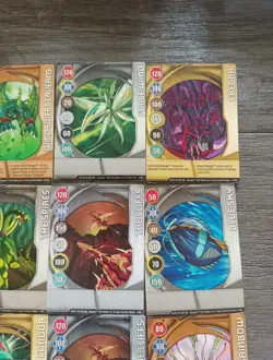 Bakugan Metal Card Lot Of 14. 2 Are Rare Serial Number Stamped Cards - Image 2