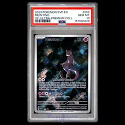 Pokemon Card PSA 10 Mewtwo SVP052 151 UPC FA Ultra Premium Collection Promo 2023 - Image 1