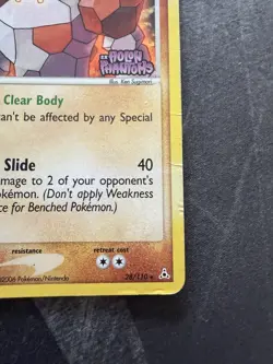 Pokemon TCG Holon Phantoms Regirock Reverse Holo Stamped 28/110 - MP - Image 2