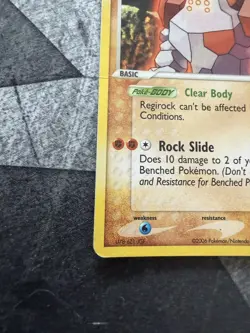 Pokemon TCG Holon Phantoms Regirock Reverse Holo Stamped 28/110 - MP - Image 3