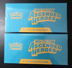 Pokemon TCG Ascended Heroes ETB Elite Trainer Box - Lot Of 2 - Factory Sealed! - Image 5