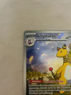 2026 Pokemon - Chaos Rising Ampharos 090/086 Full Art Illustration Rare 🔥 - Image 5