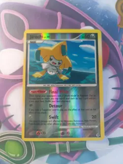 Jirachi POKEMON TCG 7/111 Platinum Rising Rivals Reverse Holo Rare - Image 1