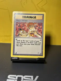 2000 Gym Hero's 114/132 Misty's Wrath Pokemon Trainer HP - Free Shipping - Image 2