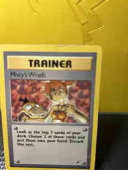 2000 Gym Hero's 114/132 Misty's Wrath Pokemon Trainer HP - Free Shipping - Image 3