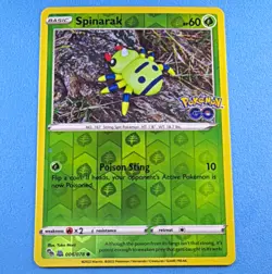 The Pokemon Company Spinarak 006/078 Reverse Holo Pokemon GO EN Ditto - Image 1
