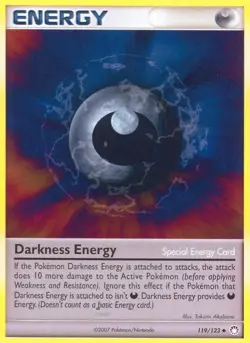 Pokemon Darkness Energy (119/140) Mysterious Treasures MP REVERSE HOLO - Image 1