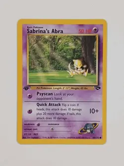 Gym Challenge 1st Edition - Sabrina's Abra #94 (C) - Pokemon - CCG - Image 2