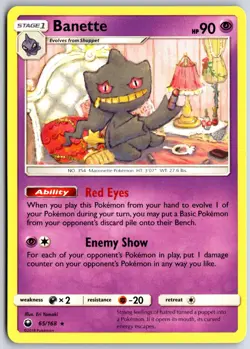 Banette 65 R Celestial Storm Pokemon NM/M - Image 1