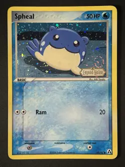Pokemon Spheal 65/92 Legend Maker Reverse Holo Stamped 🌀Swirl🌀 - Image 1