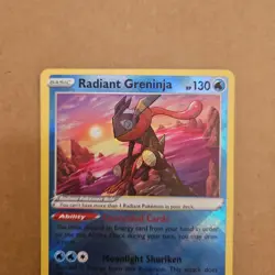 Pokemon Radiant Greninja 046/189 Swsh10: Astral Radiance Holo NM TCG CCG - Image 4