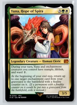 Yuna, Hope of Spira #250 FINAL FANTASY Magic The Gathering MTG - Image 1