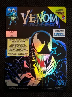 MTG - Eddie Brock/Venom Lethal Protector - Borderless/Foil - Marvel's Spider-Man - Image 1