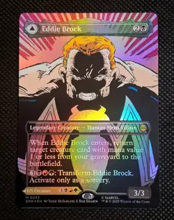 MTG - Eddie Brock/Venom Lethal Protector - Borderless/Foil - Marvel's Spider-Man - Image 2