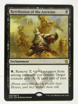 MTG Magic Cards: RETRIBUTION OF THE ANCIENTS # 15B57 - Image 1
