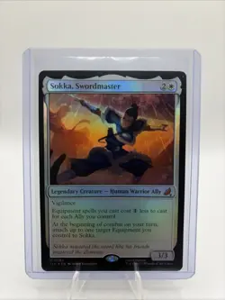 1x Sokka, Swordmaster, Foil, Avatar, Magic MTG NM - Image 1