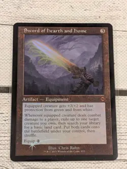 Sword of Hearth and Home -Foil Etched Retro Frame MH2 NM MTG Magic The Gathering - Image 1