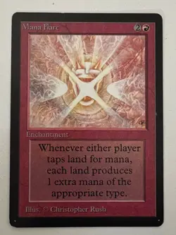 Magic the Gathering MTG Beta Mana Flare LP+ (Beta Bob) - Image 1