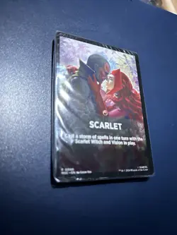 MTG Marvel Jumpstart Scarlet Commander Contains Scarlet Witch And Vision Mythic - Image 1