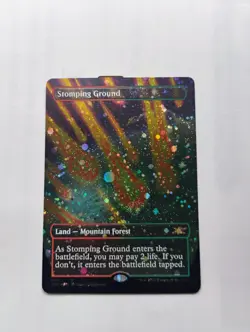 Stomping Ground (Borderless) (Galaxy Foil) Unfinity Foil - Image 1