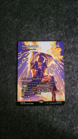 Patriotic Shield - Sword of Fire and Ice 100 (Borderless) Marvel Universe - Reg - Image 1