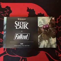 MTG Secret Lair x FALLOUT RAD Traditional Foil Edition New Sealed - Image 1