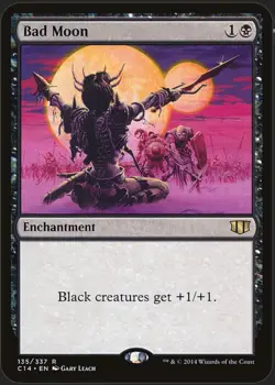 Magic The Gathering, Bad Moon, Commander 2014, Regular - Image 1