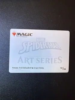Magic The Gathering Art Series Venom Evil Unleashed 12/54 Gold Stamped Signature - Image 2