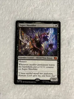 Super Shredder – TMNT Universes Beyond MTG Rare | Non-Foil | Near Mint - Image 1