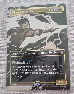 MTG: Fire Lord Azula (0313) (Borderless) Avatar: The Last Airbender Reg NM - Image 1