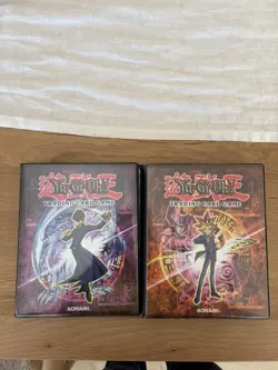 Yugioh Vintage Trading Card Holder Binder 1996 KAIBA + YUGI LOT - Image 1