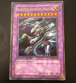 Blue-Eyes Ultimate Dragon JMP-EN005 Limited Edition-Lightly Played - Image 5