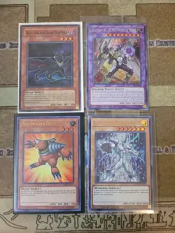 YUGIOH NEO-SPACIAN DARK PANTHER + GRAND MOLE + ELEMENTAL HERO NEBULA NEOS + NEOS - Image 1