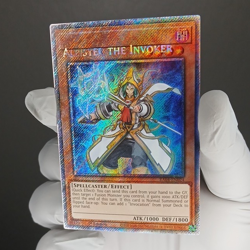 Konami Yu-Gi-Oh! TCG Aleister the Invoker RA04-EN024 Platinum Misprint Error - Image 1