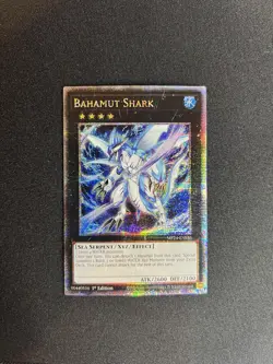 Yugioh! 1x Bahamut Shark MP24-EN036 Quarter Century Secret Rare 1st Ed NM - Image 1