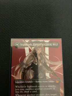 mtg FF Sephiroth, the Soldier of the Masterpiece, Borderless English version, - Image 2