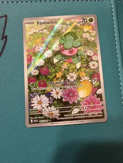 Fomantis 085/084 Illustration Rare Pokemon TCG Pitch Black ME05 English NM IR - Image 1