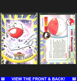 Electrode 1999 Topps Pokemon TV Animation Edition Lightly Played Base 101 - Image 3